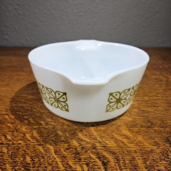 PYREX Autumn Floral Verde Casserole Dish 474-B 1.5 QT - Picture 3 of 9